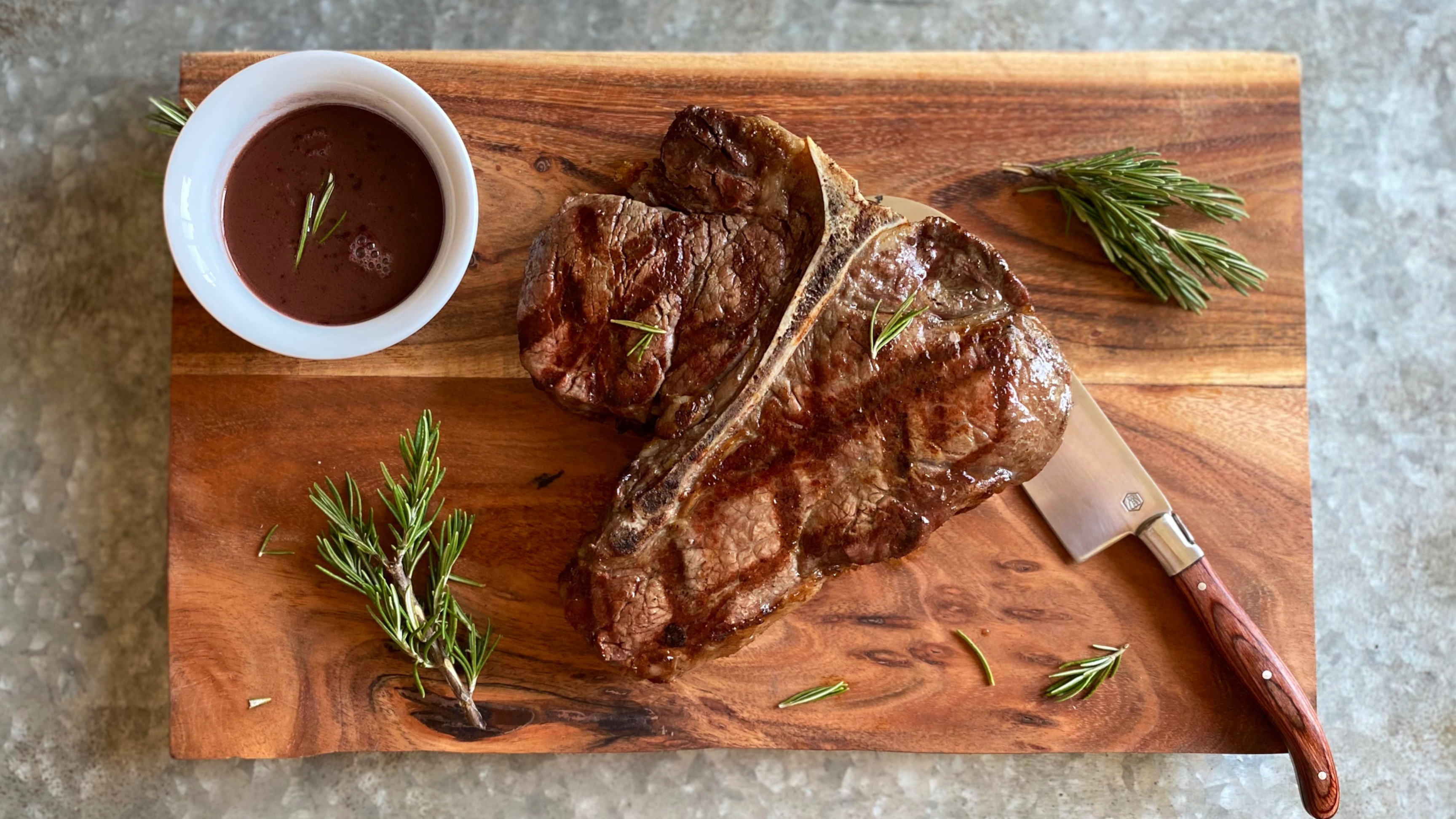 Reverse Seared Porterhouse Steak