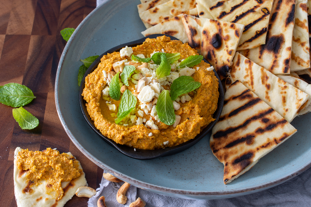 Caramelised Pumpkin and Toasted Cashew Dip