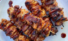 Chicken Bacon Skewers 1