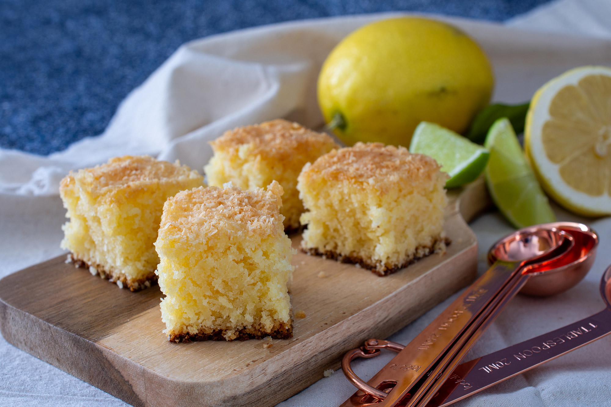 Easy Lemon Coconut Slice