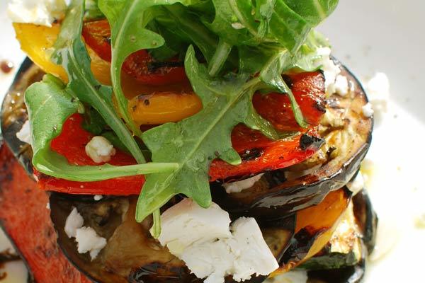 Char-Grilled Vegetable Stacks