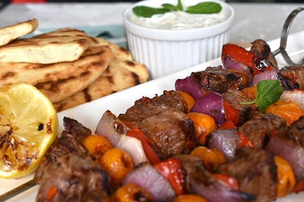 Harissa Lamb Kebabs 
