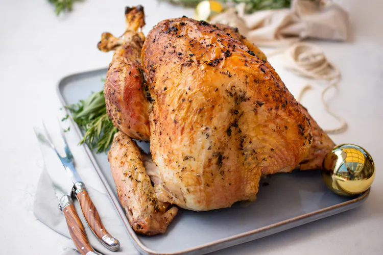 Herb-Rubbed Brined Turkey | Poultry Recipes | Weber BBQ