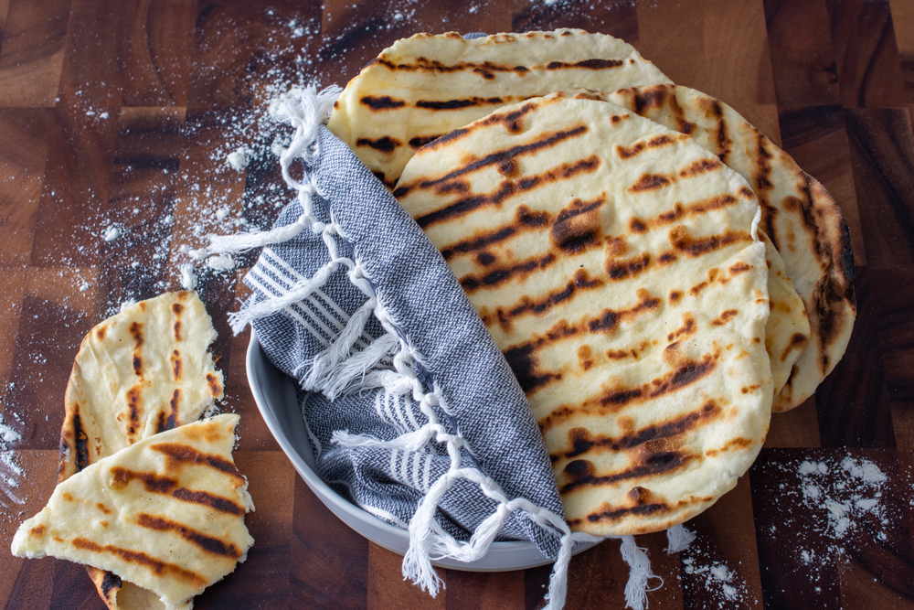 Homemade Barbecued Flatbreads