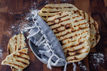 Homemade Barbecued Flatbreads