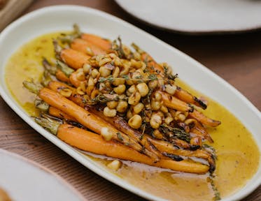 Grilled Honeyed Carrots with Thyme and Toasted Hazelnut