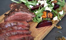 Marinated Kangaroo Fillet With Roasted Beetroot Salad Red Meat Recipes Weber Bbq