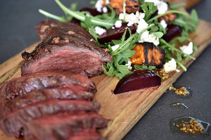 Marinated Kangaroo Fillet With Roasted Beetroot Salad Red Meat Recipes Weber Bbq