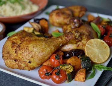 Moroccan Roast Chicken and Vegetables