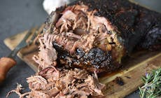 Pulled Low And Slow Smoked Lamb Shoulder