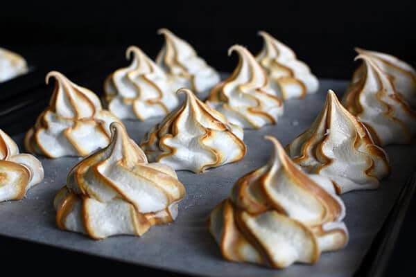 Salted Caramel Meringues