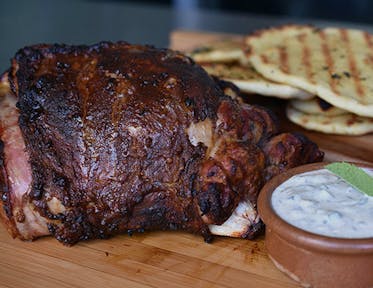 Smoked Indian Spiced Leg of Lamb