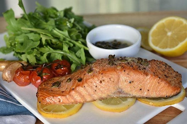 Smoked Salmon with Cherry Tomatoes Seafood Recipes er BBQ