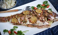 Vietnamese Baked Snapper With Coconut Rice