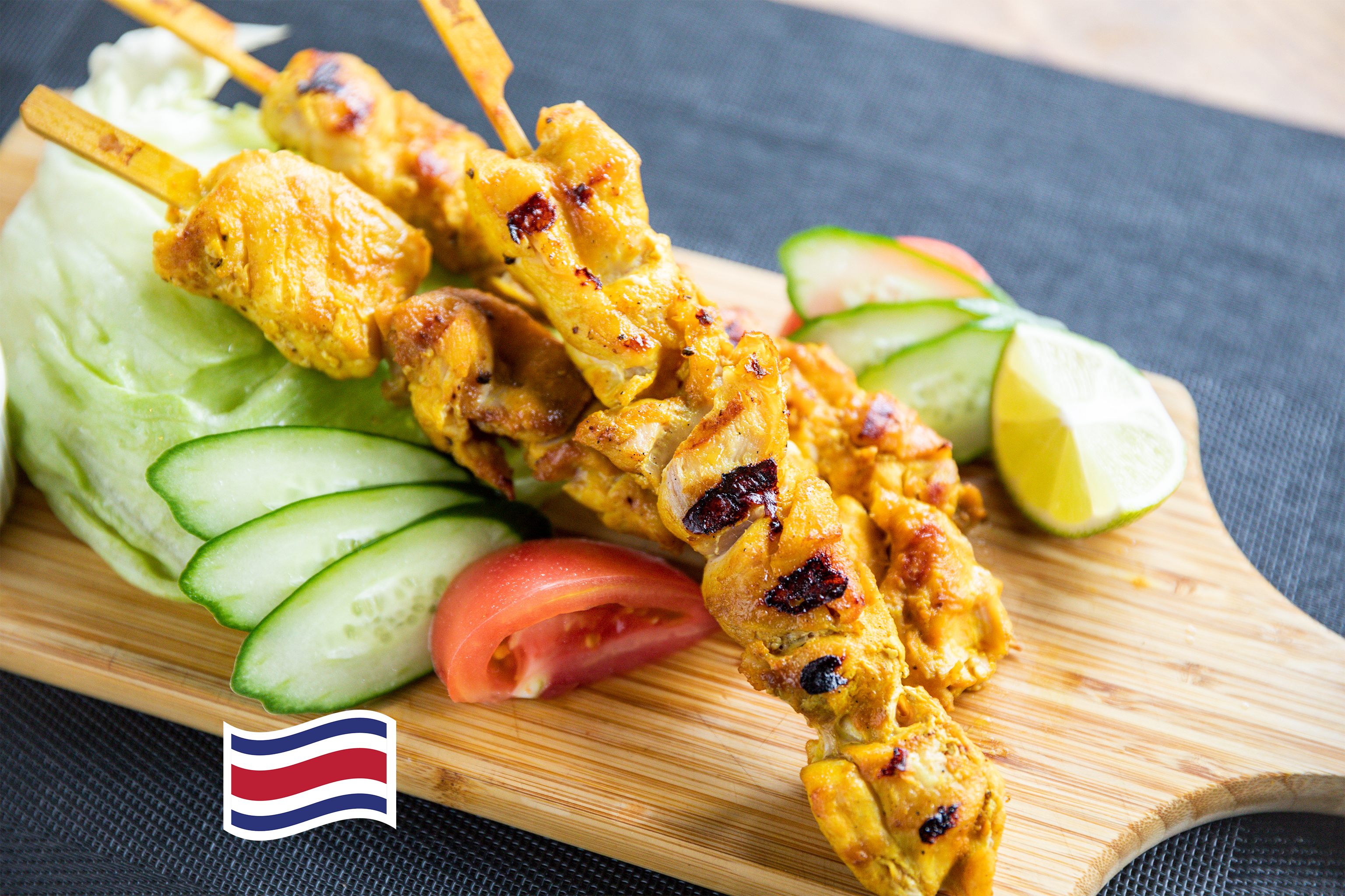 チキンサテー＆ピーナッツソース