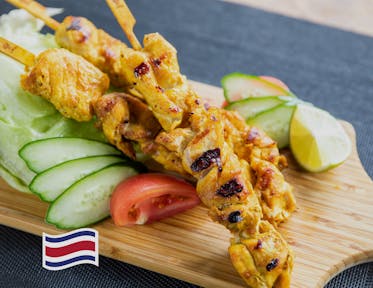 チキンサテー&ピーナッツソース