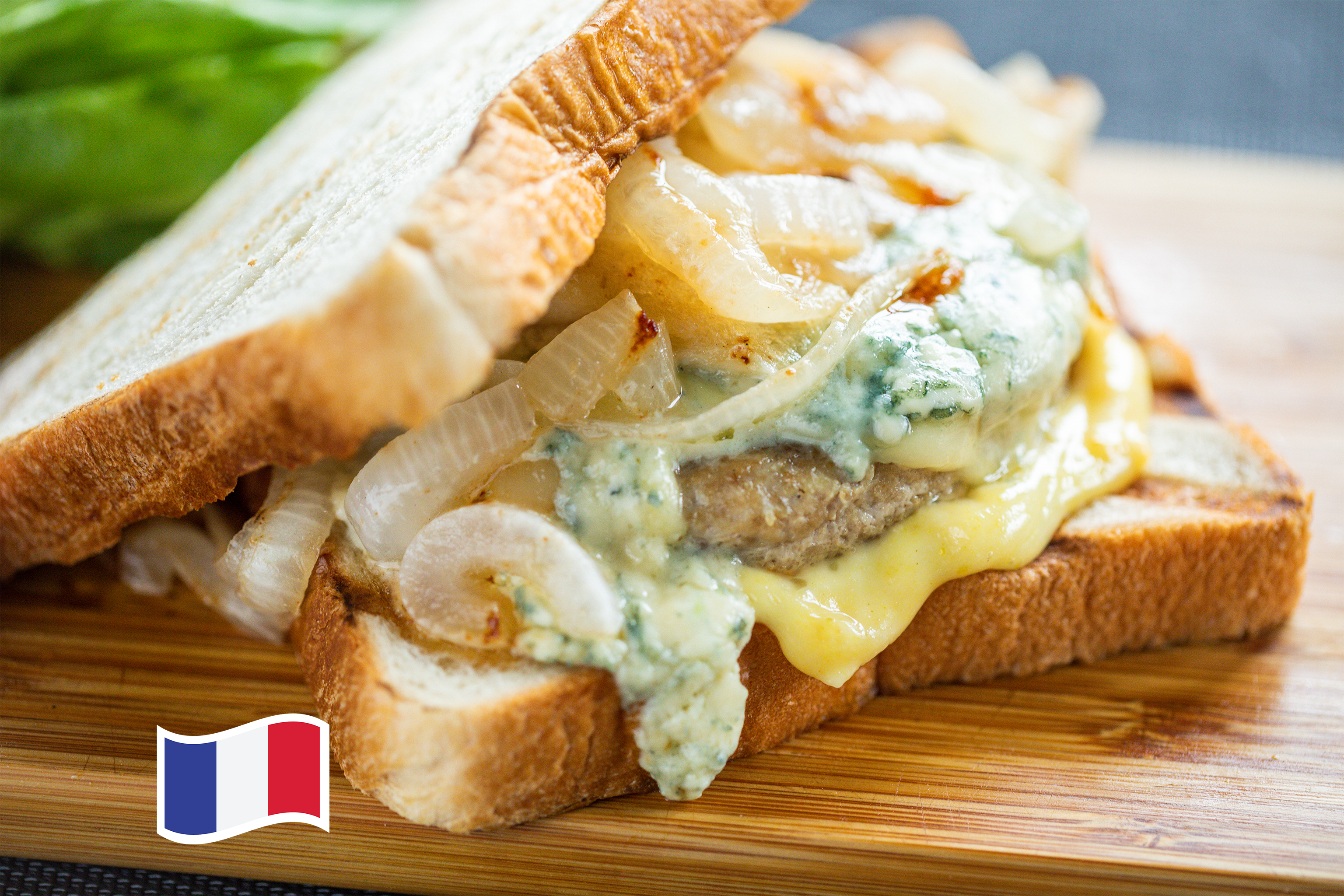 ブルーチーズ メルトチキン サンドイッチ