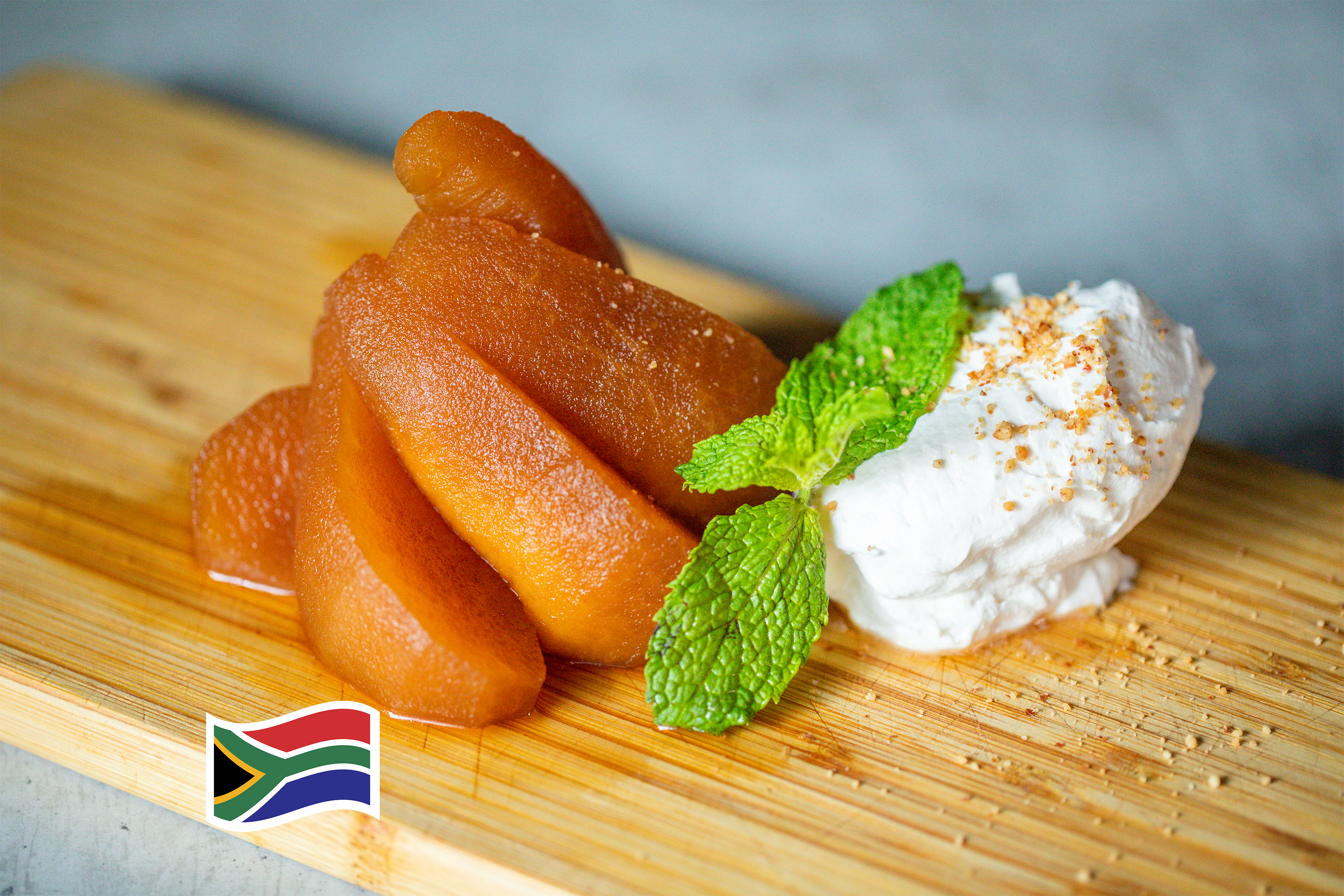 洋梨のルイボスティーコンポート