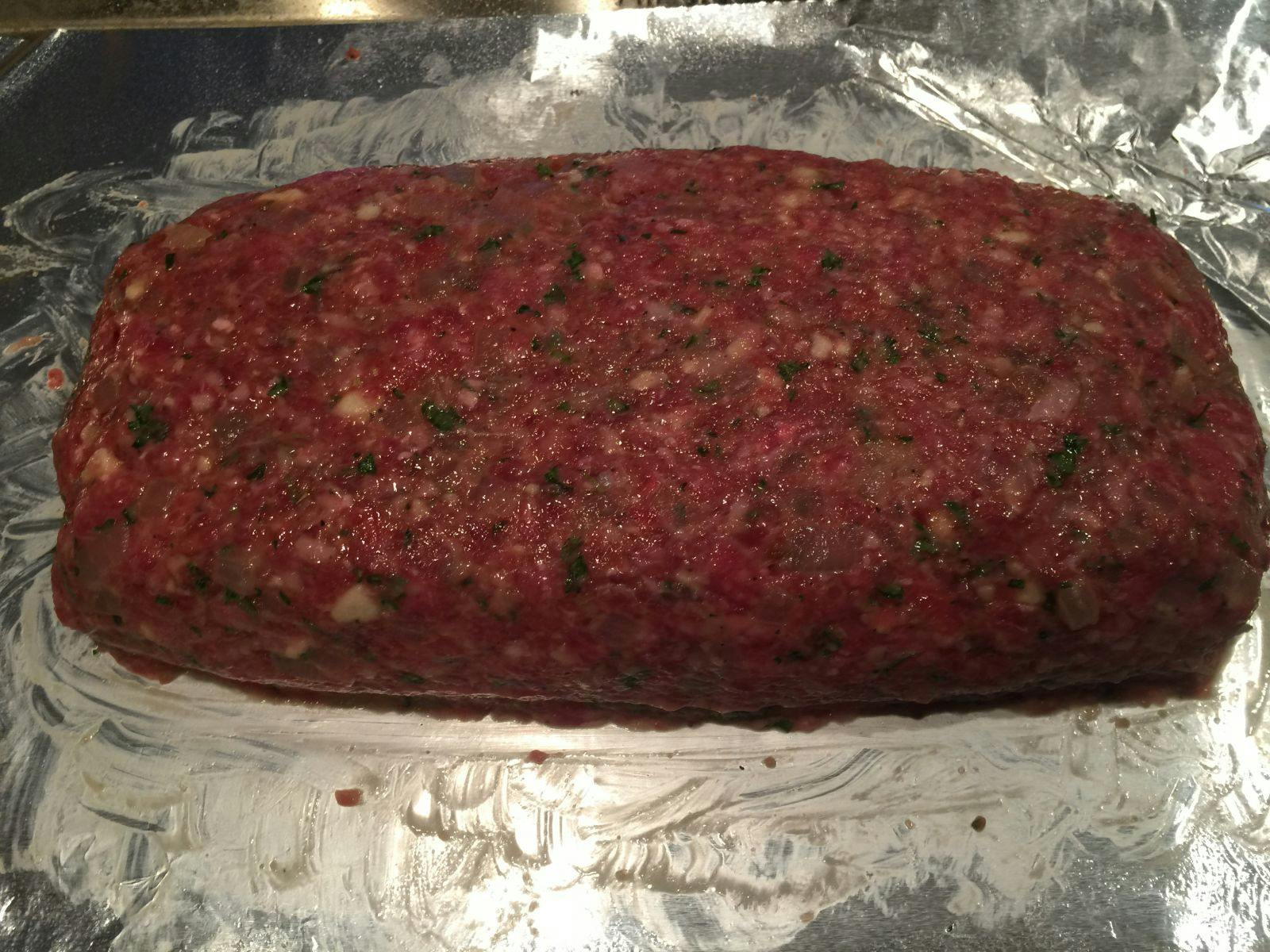 Place the meatloaf on the grill