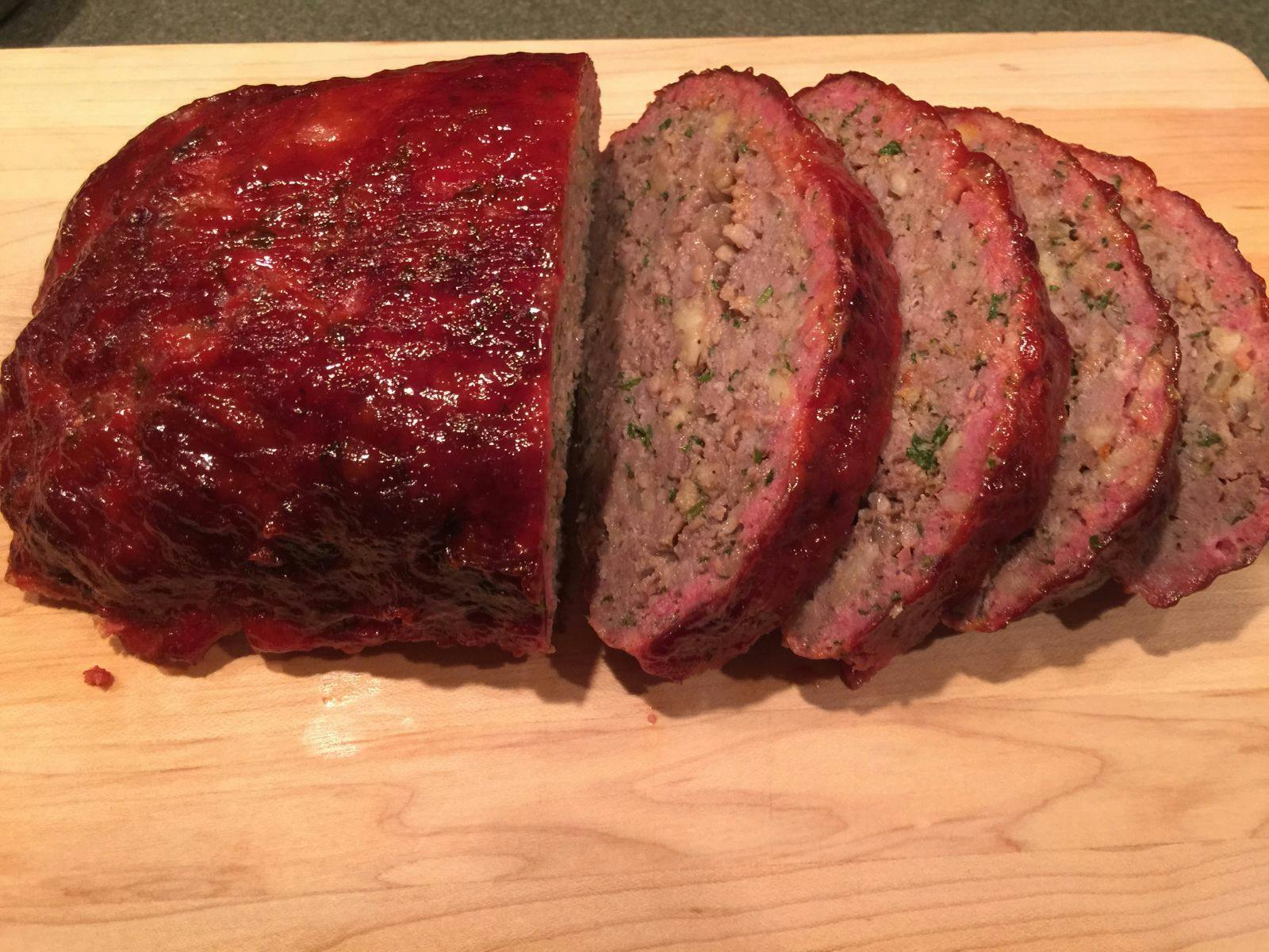 Meatloaf Sliced and Ready to Serve
