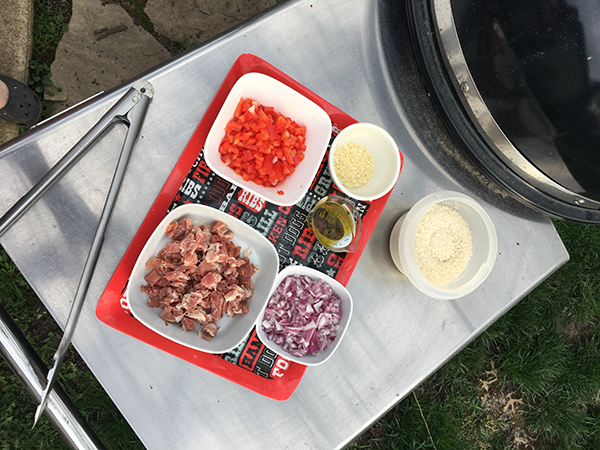 Paella-Ingredients-on-a-Summit-Charcoal-Grill