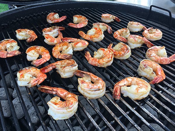 Shrimp-on-a-Charcoal-Grill