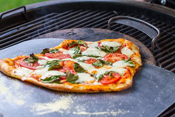 Skillet Pizza On The Weber Charcoal Grill