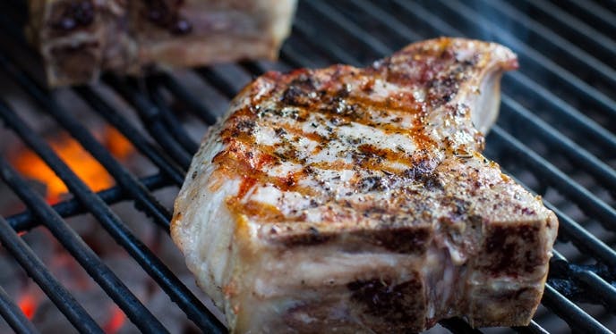 Pork Chops with Cherry Port Sauce - 10 charcoal grill recipes – Weber Grills